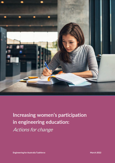 Increasing womens participation in engineering education cover