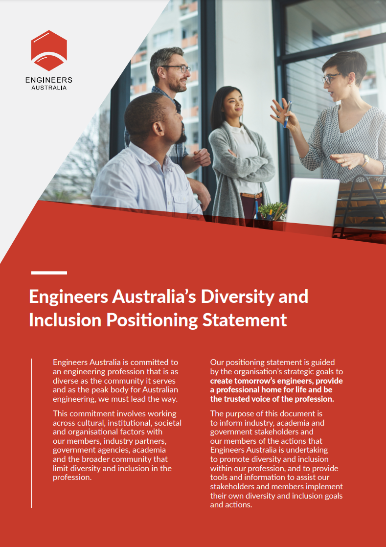 Diversity and inclusion positioning statement cover