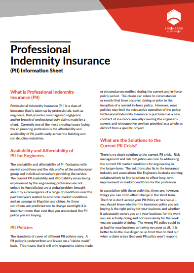 Professional indemnity insurance action plan cover