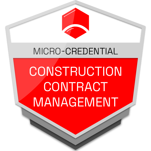 Construction contract management micro-credential