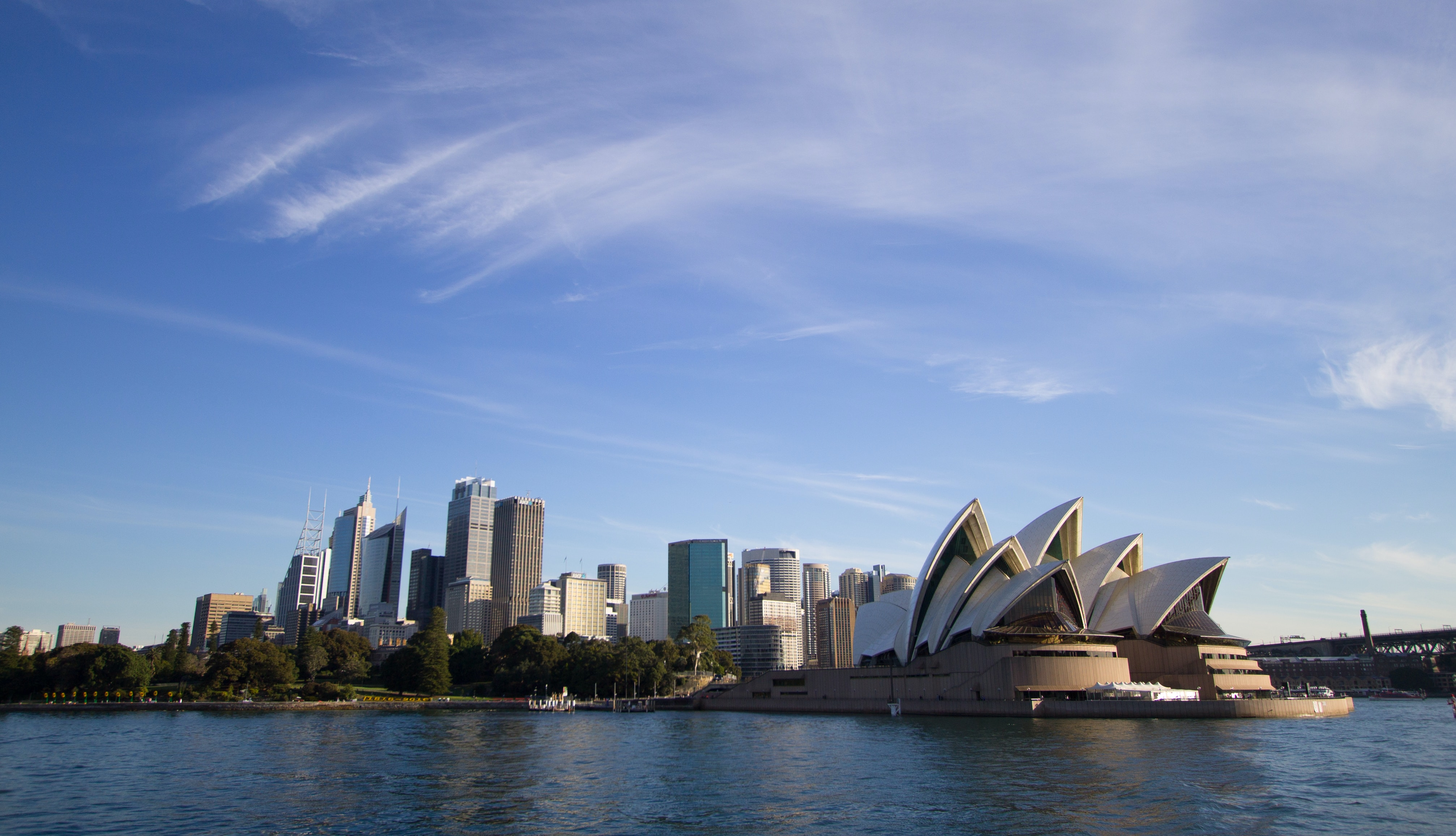 Sydney CBD skyline featuring the opera house