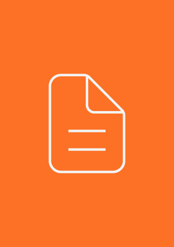 Orange with document symbol