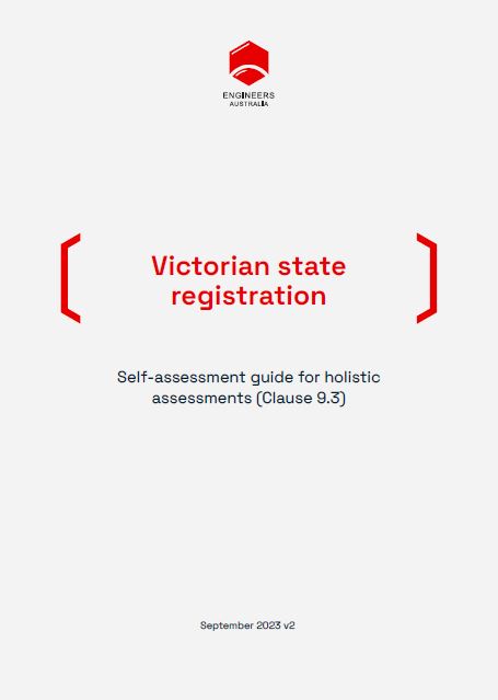 Victorian state registration self assessment guide cover