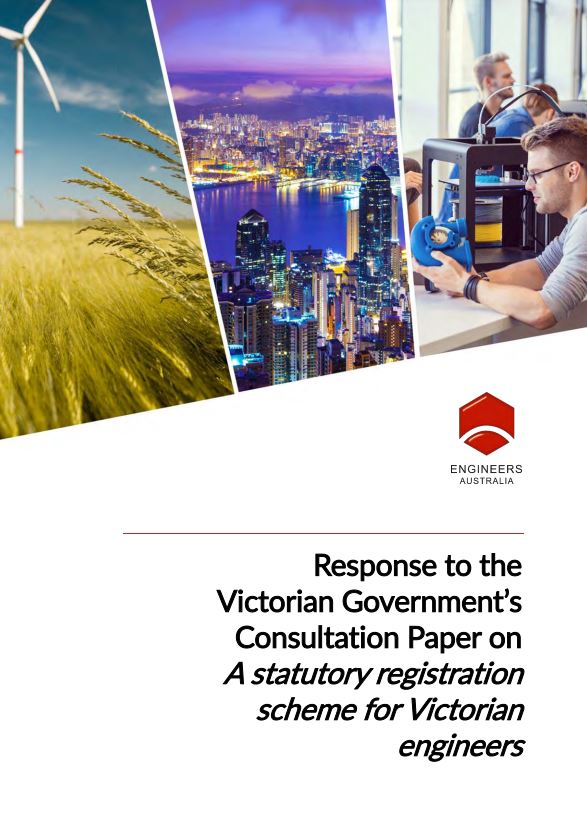 Cover of Registration of engineers in Victoria