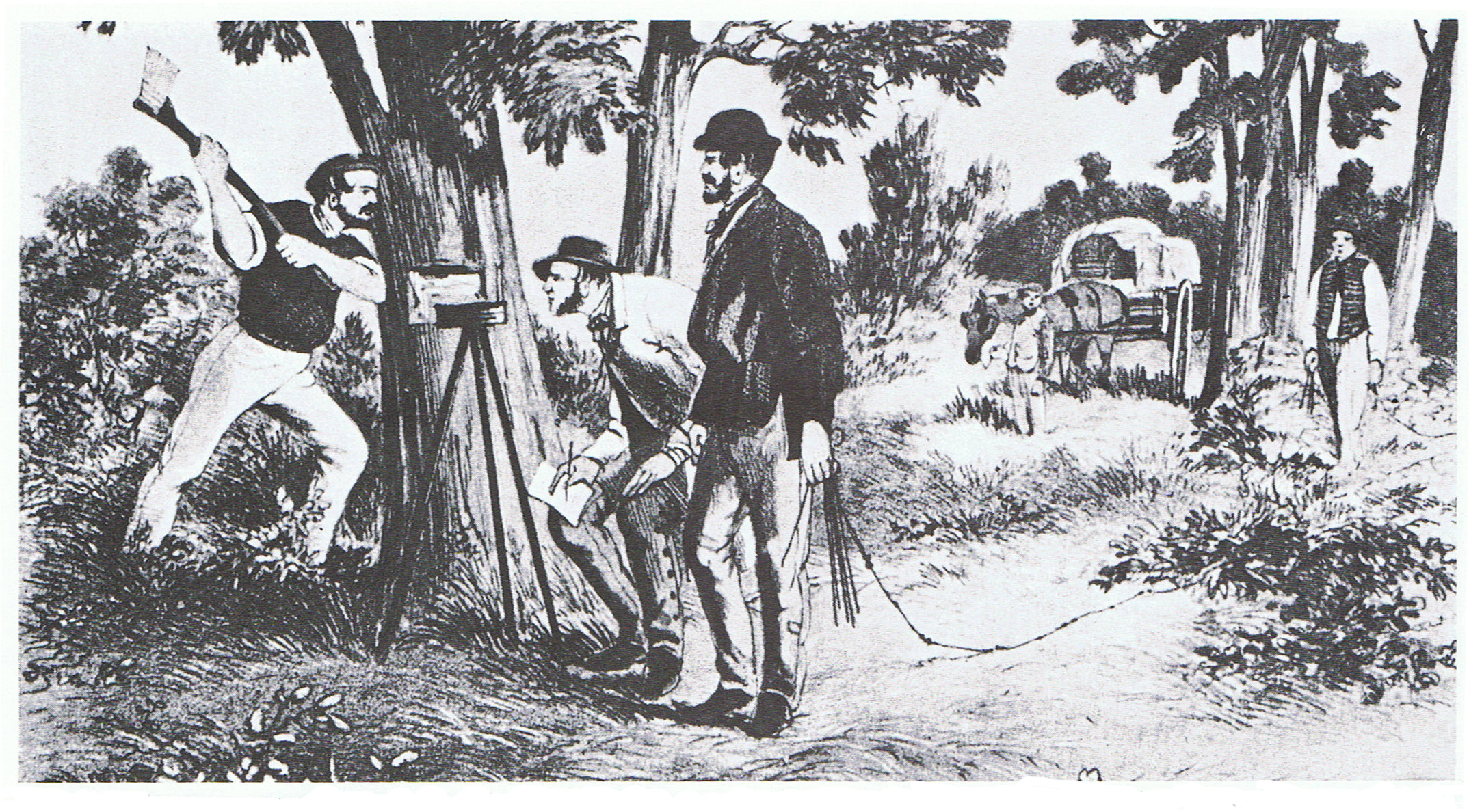  Surveyors at work in 1865