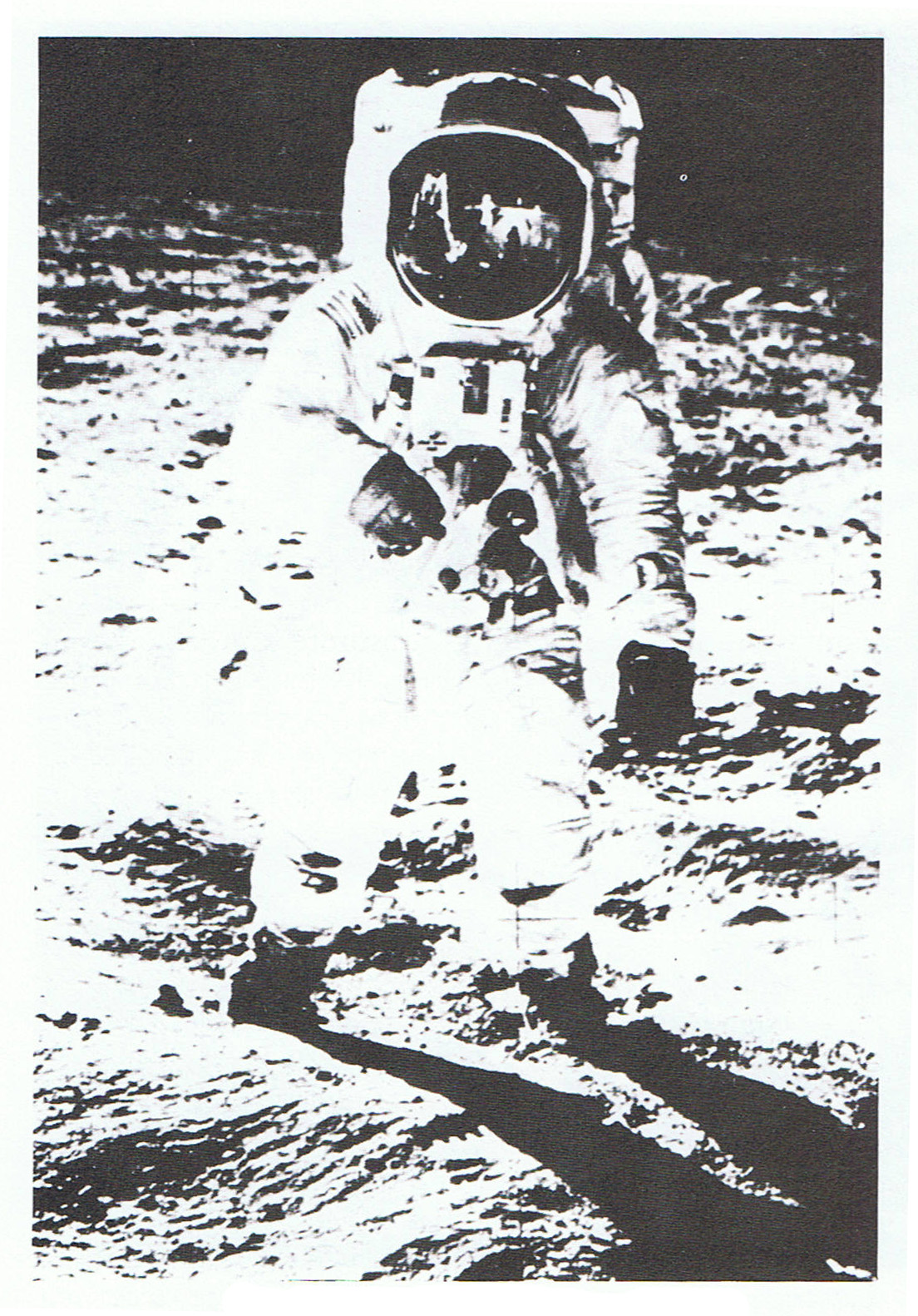 Armstrong on moon.