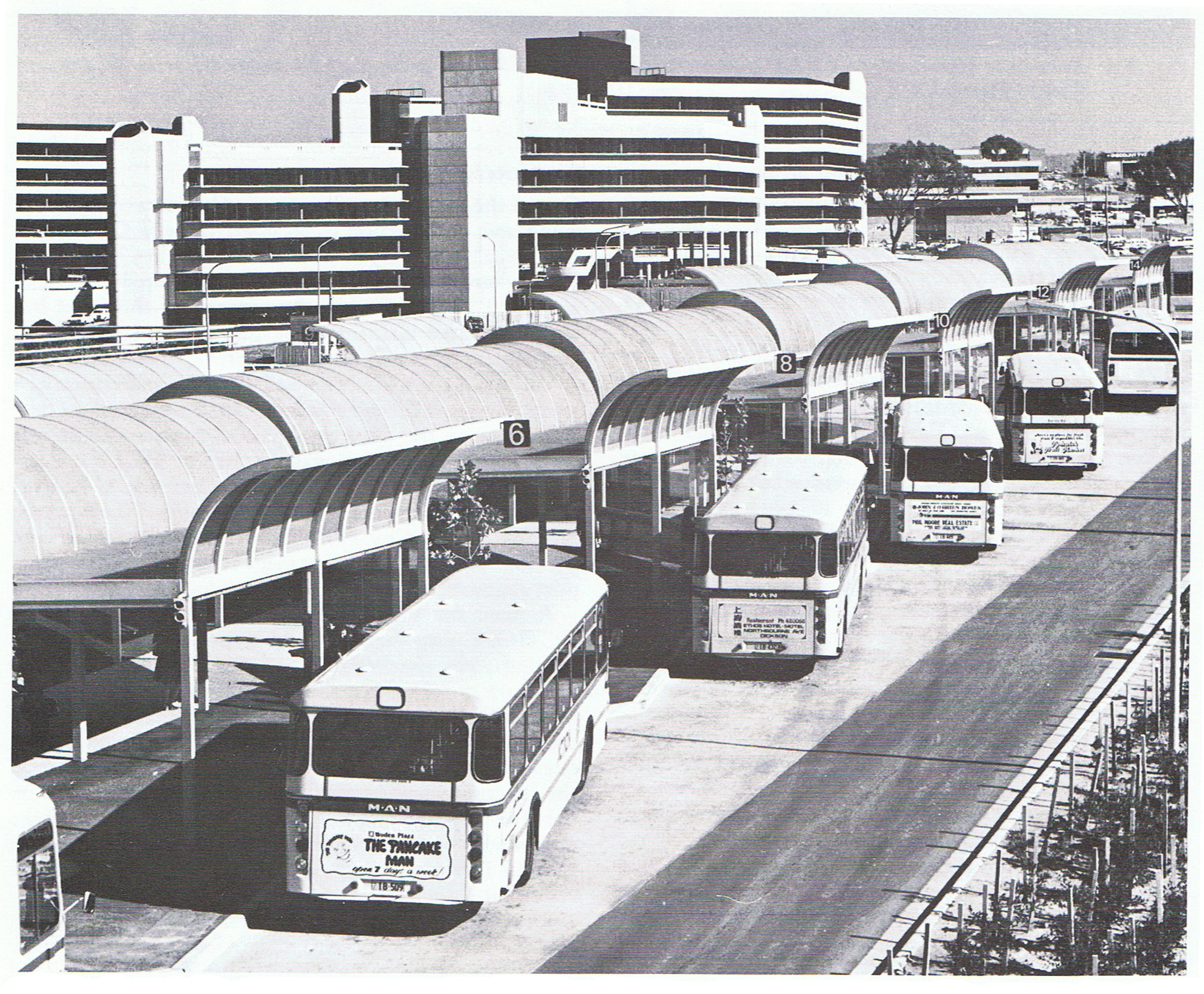 Stage 1 of the Belconnen Bus Interchange