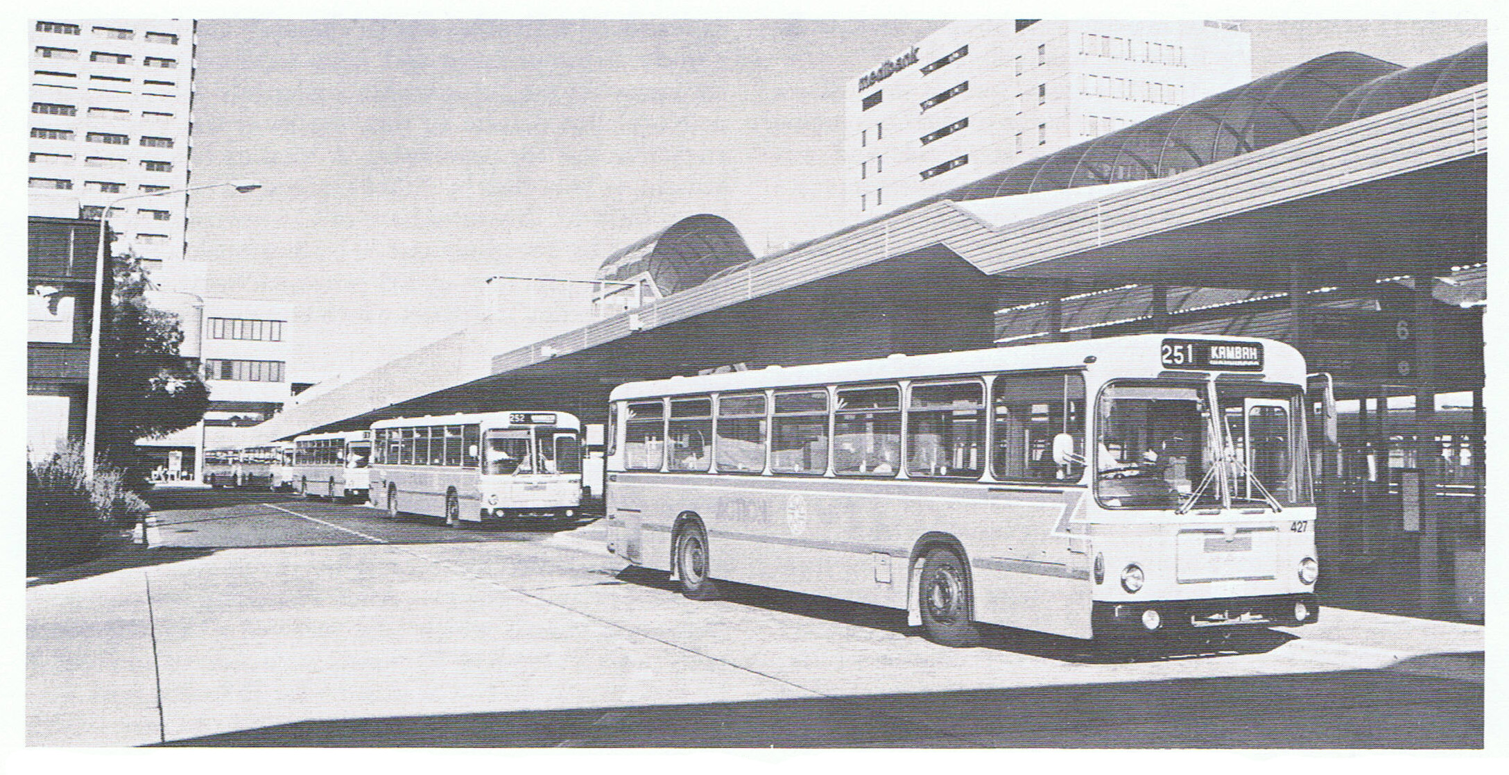 M.A.N. buses at Woden Interchange