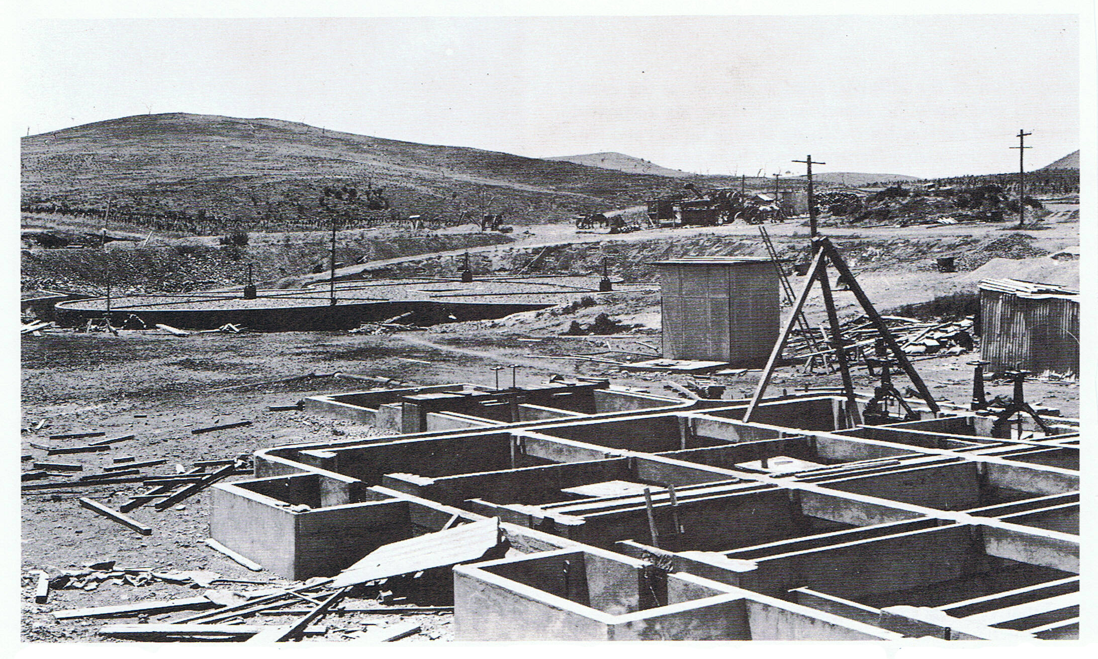 Construction of the original sedimentation